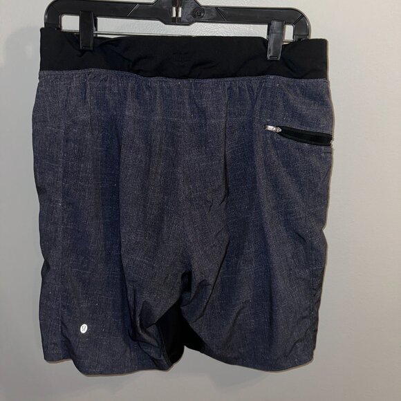 Lululemon Athletica T.H.E Short With Liner - 9”- Charcoal Shorts - Size Large - Picture 2 of 4